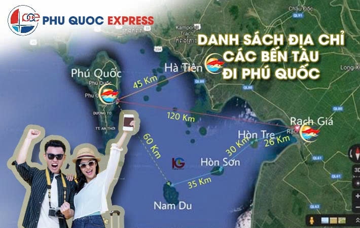 [Mới Nhất] Danh Sách Địa Chỉ Các Bến Tàu Đi Phú Quốc